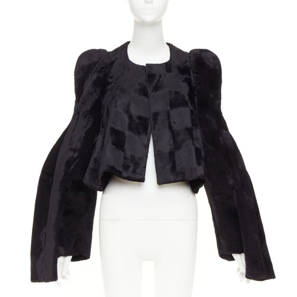 Comme Des Garcons 2019 Velvet Checkered Jacket